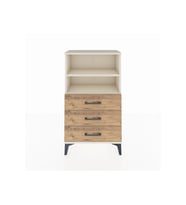 Arges Komodin 2 Raflı 3 Çekmeceli 60x30x106 Aytaşı-Çam