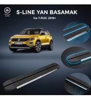 VW T-ROC S-Line Premium Krom Yan Basamak 2019 Sonrası
