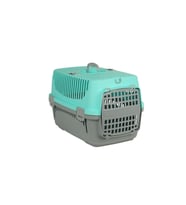 Pribor Hz-100 Kedi Köpek Evcil Hayvan Taşıma Çantası Box Orta Boy Çok Fonksiyonlu Su Yeşili Gri (Gri - Yeşil)