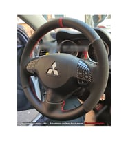 Mitsubishi Lancer 2010-2012 Uyumlu Araca Özel Dikmeli Direksiyon Kılıfı