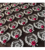 Kişiye Özel Şeffaf Pleksi Magnet Hatıra (Altın)
