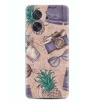 Xiaomi 13T - Xiaomi 13T Pro Kılıf Desenli Silikon Ananas Camera Glass 1357