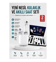 Akıllı Saat ve 2. Nesil TWS Bluetooth Kulaklık Seti – ANC, GPS ve Sesli Görüşme