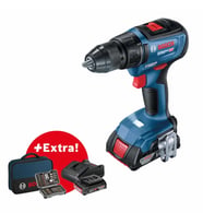 Bosch Professional GSR 18V-50 2x 2.0 Ah Delme/Vidalama Makinesi + 43 Parça Set + Çanta - 06019H5004