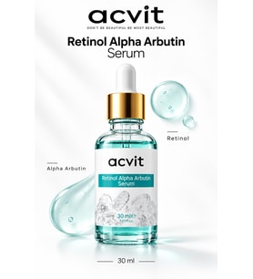 Retinol & Alpha Arbutin Serum – Cildinize Profesyonel Destek – 30 ML