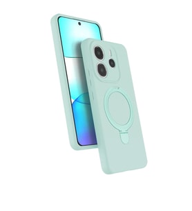 Newface Xiaomi Redmi Note 14 4G Regal Magsafe Standlı Kapak - Su Yeşili