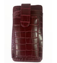 Ollbag OL-2037 Kadın Zincir Askılı Mini Çanta Cüzdan (Bordo)