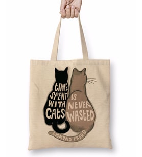 Cats Kedi 04 Bez Çanta Uzun Saplı