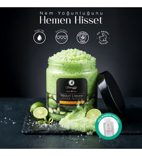 Smoothly Misket Limon Özlü Canlandırıcı & Yumuşatıcı El Ayak ve Vücut Bakım Peelingi 800gr