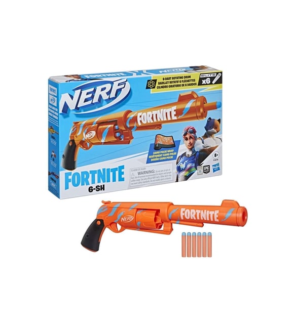 NERF FORTNITE 6-SH DART BLASTER NER F2678
