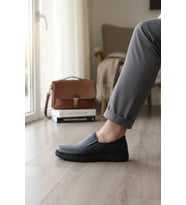 Hakiki Deri Erkek Casual Klasik Ayakkabı - Konforlu Slip-On Tasarım