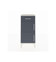 Arges Komodin Tek Raflı Tek Çekmeceli 2 Kapaklı 44x30x96 Aytaşı-Antrasit