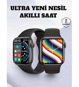Akıllı Saat iOS ve Android ile Uyumlu Şık ve Çok Fonksiyonlu