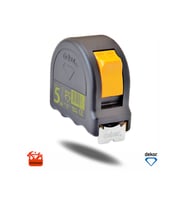Çelik Şerit Metre Siyah 5 Mt X 25 Mm
