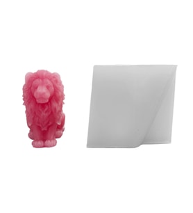 Tahtakale Toptancı Silikon 3D Aslan Figürü Mum Kalıbı