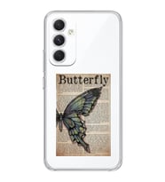 Samsung Galaxy A16 Uyumlu Butterfly Tasarımlı Şeffaf Telefon Kılıfı