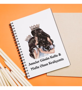 Anneler Günü Tasarımlı Defter