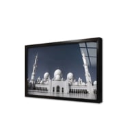 Dubai Şehri Çerçeveli Cam Tablo