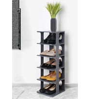 Mithra Life 5 Katlı Plastik Gri Ayakkabı Rafı MIT1063