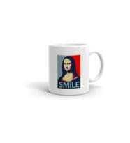 Smile Mona Lisa Baskılı Kupa