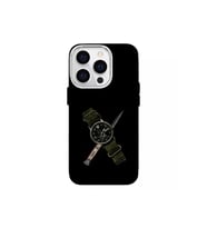 Iphone 13 Pro Uyumlu Saat Tasarimli Lüks Silikon Kilif (Çok Renkli)