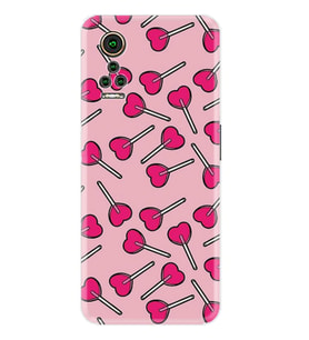 General Mobile GM 21 Pro GM 22 Pro Plus Kılıf Desemli Silikon Heart Lollipop 1414