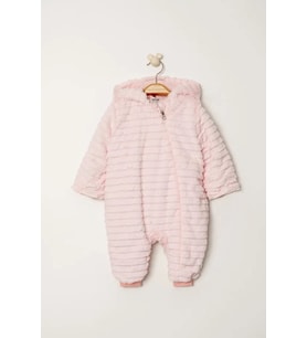 Kidaxi Sevimli Ayıcık Bebek Tulum 3-6/6-9/9-12/18-24 Ay (Pembe)
