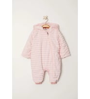 Kidaxi Sevimli Ayıcık Bebek Tulum 3-6/6-9/9-12/18-24 Ay (Pembe)