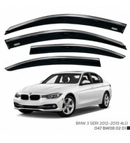 Bmw 3 Serisi F30 Cam Rüzgarlığı Kromlu 2012-2019 Arası Uyumlu