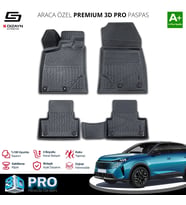 Drs Tuning Peugeot 3008 Hybrid 3D Pro Havuzlu Paspas 2024 Üzeri A+ Kalite