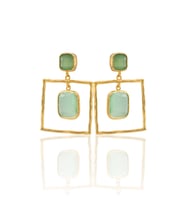 Kadir Jewellery 22 Ayar Altın Kaplama Kadın Sallantılı Küpe -El İşçiliği Ve Hipoalerjenik Küpe