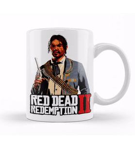 Red Dead Redemption  Javier Escuela Kupa Bardak Porselen