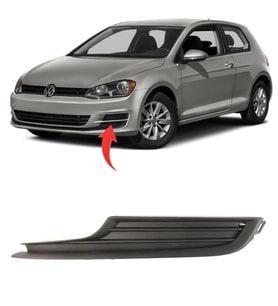 Volkswagen Golf 7 Sol Tampon Kapağı 2013-2017 5G0853665