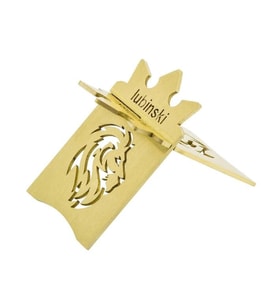 Lubinski New Lion Özel İşleme Motifli Puro Sehpası Gold Lion-1 LB-903