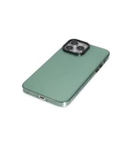 Newface Apple iPhone 14 Pro Kılıf Anka PC Sert Metal Kapak - Yeşil