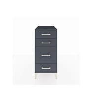 Kronos Komodin 4 Çekmeceli 44x59x96 Antrasit-Antrasit