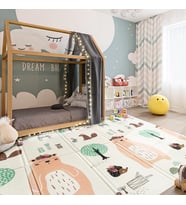 MooieBaby's Lovely Jungle Katlanabilir Oyun Matı Oyun Halısı150 X 180 X 1 cm