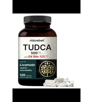 NatureBell TUDCA 500mg with OX Bile 125mg  İle Daha İyi Sindirim Daha İyi Emilim 120 Capsul.Usa Amazon Best Seller.3946 (Renksiz)