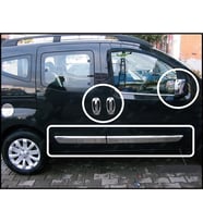 Peugeot Bipper 3lü Krom Set Yan Kapı Çıtası Kapı Kolu Ayna Kapağı