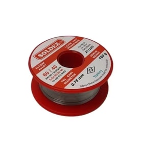 60/40 Lehim Teli 100 Gr 0,75 Mm (sn:60 / Pb:40)