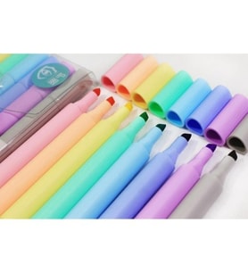 Chosch Fosforlu Kalem Pastel Renkler 8 Li Paket