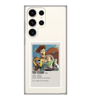 Samsung Galaxy S23 ULTRA Uyumlu Toy Story Minimalist Poster Desenli Şeffaf Telefon Kılıfı