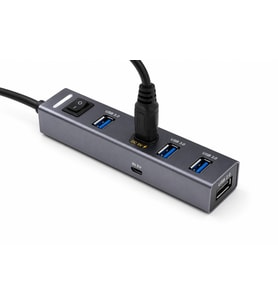 Usb Type-c 3.1 Gen1 Hub 4 Port 5 Gbps Gri TU360