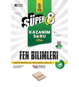 Nitelik 8. Sınıf 2027 LGS Kazanım Fen Bilimleri Soru Bankası + Telefon Standı