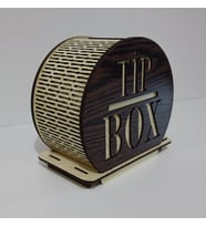 Canlı Tahtam Tip Box Ahşap Bahşiş Kutusu