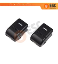 Land Rover Rang.e Rover Sport MK1 L320 2005-2009 İçin 2 Adet Cam Açma Düğmesi Plastik Kapağı YUD501570PVJ