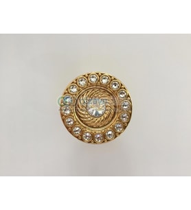 Swarovski Taşlı Tekli Maxi Altın