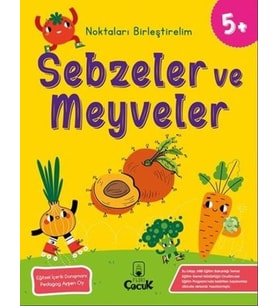 Noktaları Birleştirelim - Sebzeler ve Meyveler +5 Yaş