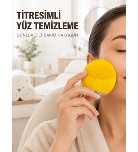 Su Geçirmez Titreşimli Yüz Temizleme Cihazı Yumuşak Silikon Cilt Bakım Fırçası