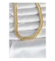 Mey İthalat® CM 14K Gold Renk Kalın Zincir Model 60 cm Kadın Kolye